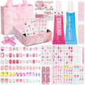 144 Pcs Press On Nails for Kids Girls with Glue Kit