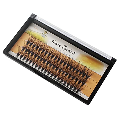 Bodermincer Eyelashes Cluster lashes C curl Thickness 0.07mm 20 Roots 60pcs Individual Fake False Eyelashes Cluster Black Eye Lashes Lashes Eyelash Extensions (15mm)