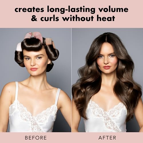 The Hair Edit Volumizing Rods - 4 Pack Heatless Overnight Curlers (Volumizing Rods)