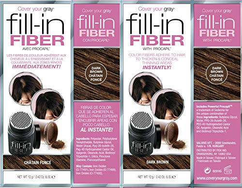 Cover Your Gray Pro Fill-In Fibers Dark Brown