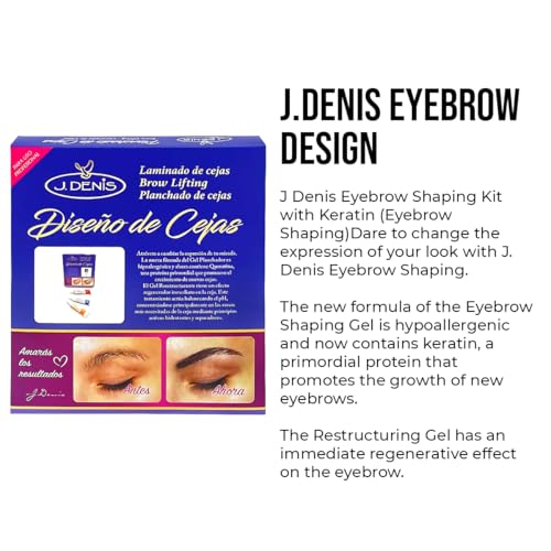 J. Denis Eyebrow Design Kit - Professional Shaping Tools