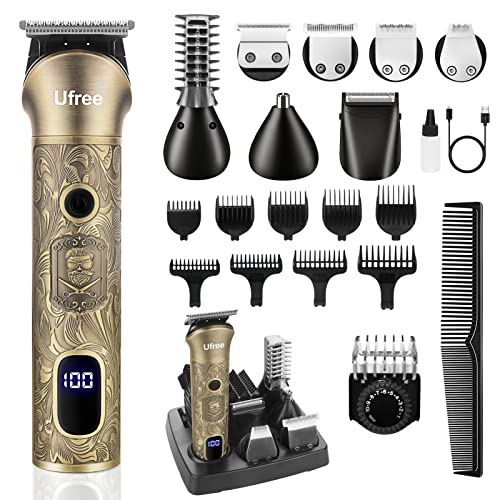 Ufree 7-in-1 Beard Trimmer Kit for Men with Adjustable Comb