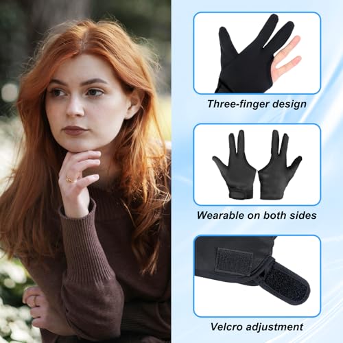 Heat Resistant Glove 3-Finger Hairdressing Hair Styling