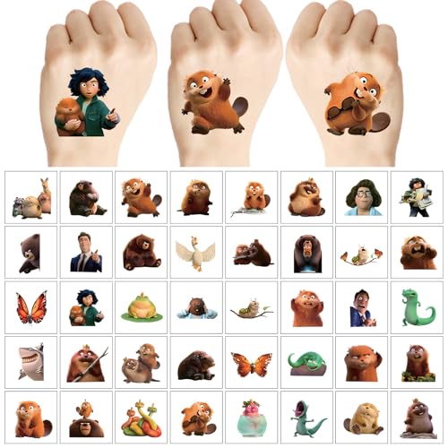 40Pcs Kids Temporary Tattoos Stickers Party Favors