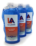 L.A. Looks Sport Xtreme Hold Gel 20oz Pack of 3 - High-Performance Styling