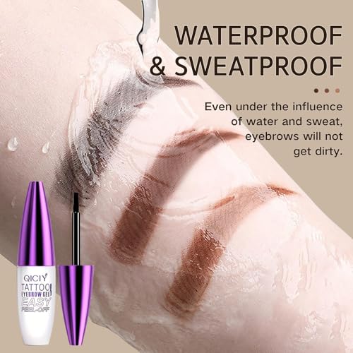 Peel Off Eyebrow Gel - Waterproof & Sweatproof (3-Pack)