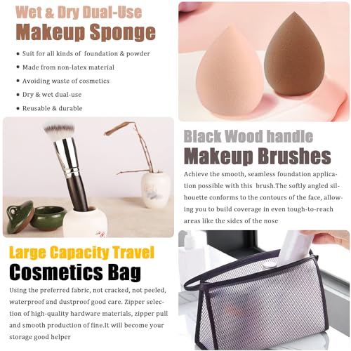 All-in-One Makeup Kit for Women - Full Size Travel Set