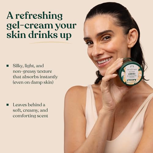 The Body Shop Almond Milk Essentials 3 Piece Set | Shower Cream, Hand Balm, Body Yogurt | for Dry, Sensitive Skin, Vegan