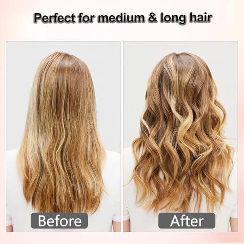 1.5 Inch Heated Round Brush, Dual PTC Ceramic Curling Brush