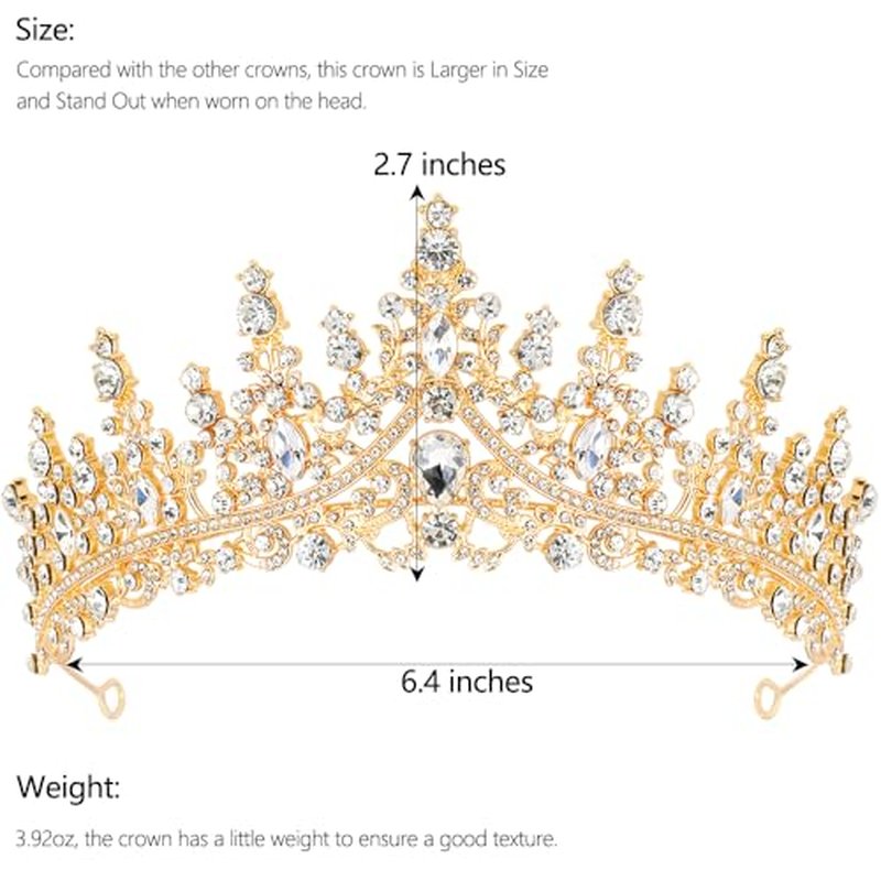 Birthday Queen Sash and Crown Set for Women - Gold Tiara & Sash