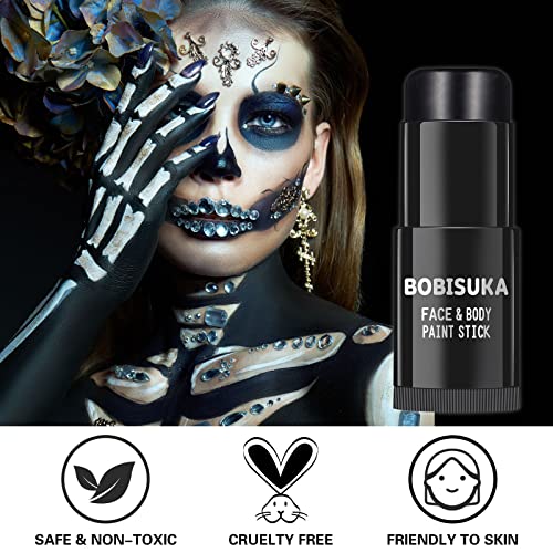 Black Face Paint Stick - Waterproof Eye Black for Sports & Cosplay