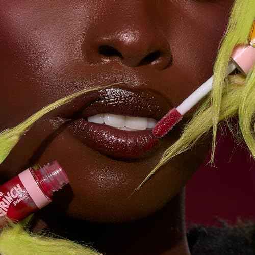 ColourPop x The Grinch Merry Grinchmas Swirl Tinted Lip Gloss Makeup Kit - Vegan Hydrating Lip Gloss Set with Sugar Cookie Flavor - Limited Edition Holiday Makeup Gift Set (3 Count)