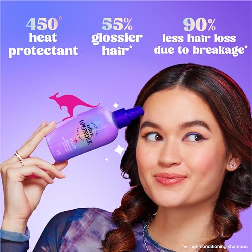 Aussie Ultra Wonder Daily Mist Detangler, 7.6oz - Heat Protection & Anti-Breakage