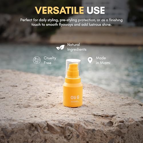 Oli G Renew Porosity Balancing Oil 2oz / 59ml | Lightweight Hair Oil for Frizz Control, Moisture Repair & Shine