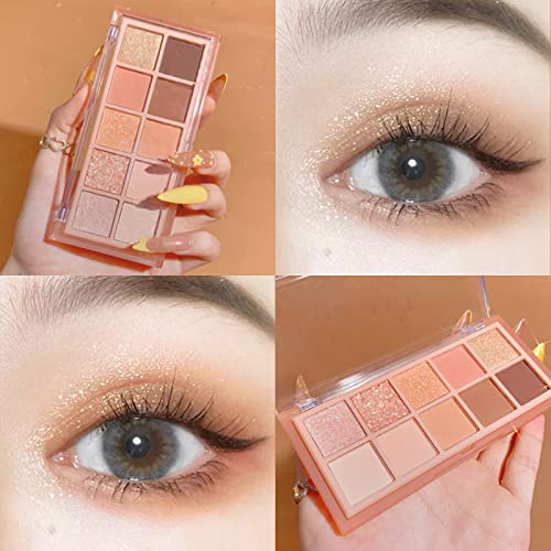 Erinde 10-Color Eyeshadow Palette - Matte & Shimmer Shades