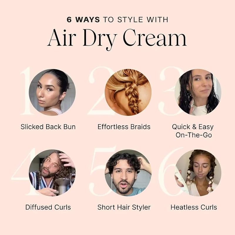 JVN No Heat Air Dry Cream 5 fl oz | Curly & Wavy Hair