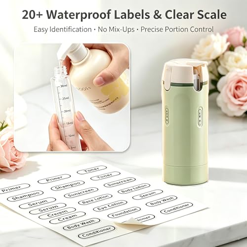 4-in-1 Press Dispenser Travel Bottles 30ML Leak Proof