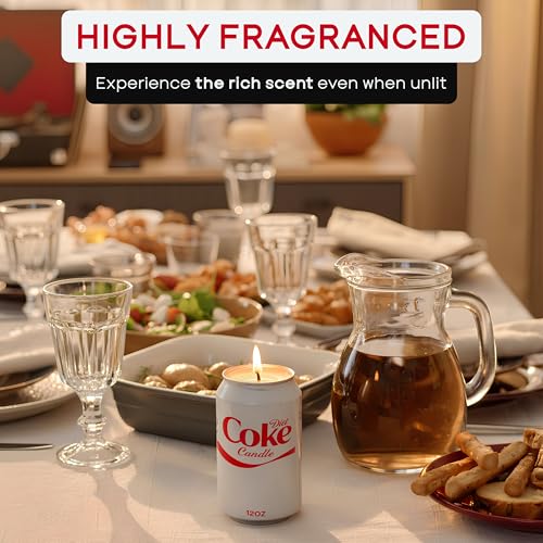 Anakz Soda Candle - Soy Wax Fragrance Like Real Cola, Fun Gift for Celebrations