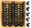 25MM Mink Lashes - 20 Pairs Dramatic 5D Full Volume
