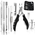 Ingrown Toenail Tools Kit - 10 Pcs Professional Pedicure Set