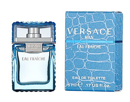 Versace Man Eau Fraiche Eau de Toilette Mini Travel Cologne - 0.17 oz