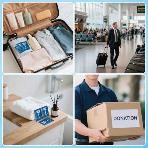 Shaving Cream Bulk Travel 8ml/0.28fl oz,Disposable Shaving Cream in Bulk Travel Shave Cream for Hotel Homeless£¨White Tea£¬Pack of 200)