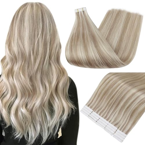 Fshine Tape in Hair Extensions Dirty Blonde 18 Inch