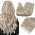 Fshine Tape in Hair Extensions Dirty Blonde 18 Inch