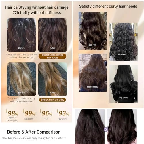 Nichalous Long-Lasting Moroccan Styling Cream for Curly & All Hair Types 300g
