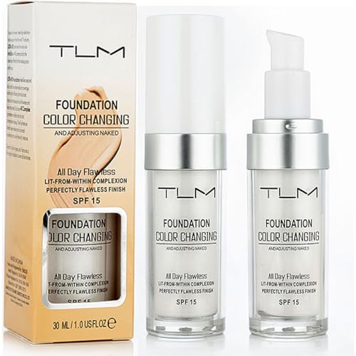 Color Changing Foundation Makeup with SPF 15 - 2 Pack