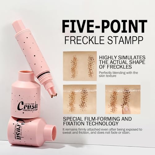 Freckle Pen, Freckle Stamp, Waterproof, Smudge-proof, Transfer-proof,Easy Natural Sun-Kissed Look