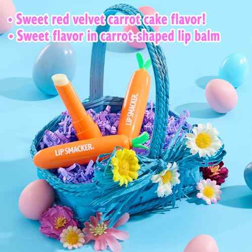 Lip Smacker Carrot Lip Balm, Moisturizing & Nourishing Lip Care, Adorable Easter-Themed Collectible, Fun & Giftable for All Ages - Carrot Cake