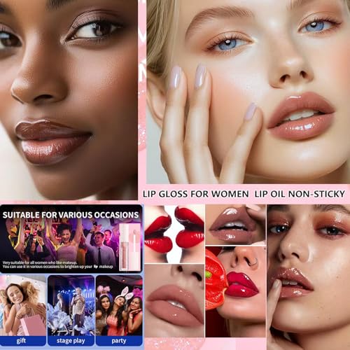 Nude Purple Tinted Lip Gloss with Plumping Moisturizer