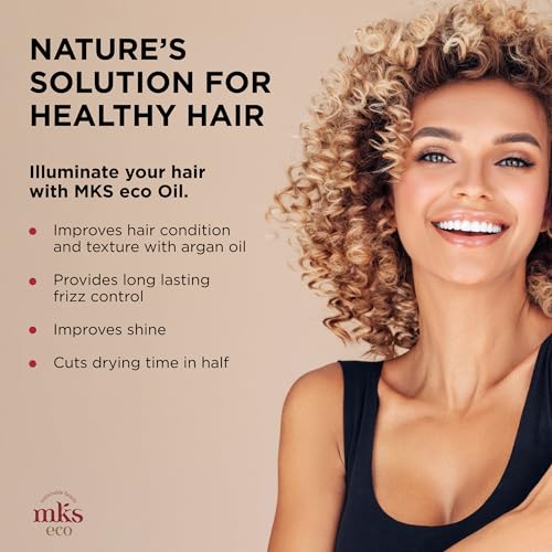 MKS Eco Oil Hair Styling Elixir with Argan & Hemp Seed