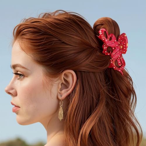 Ocean Animal Octopus Hair Claw Clips for Women - Funky Acetate Design