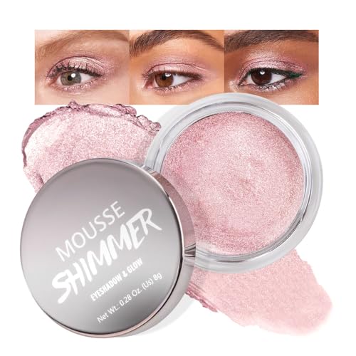Rose Lilac Cream Eyeshadow – Waterproof Shimmer Mousse