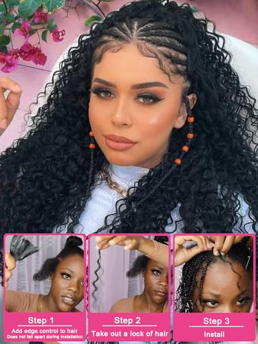 RESACA Human Braiding Hair 100g 2 Bundle 16 Inch Deep Wave Bulk for