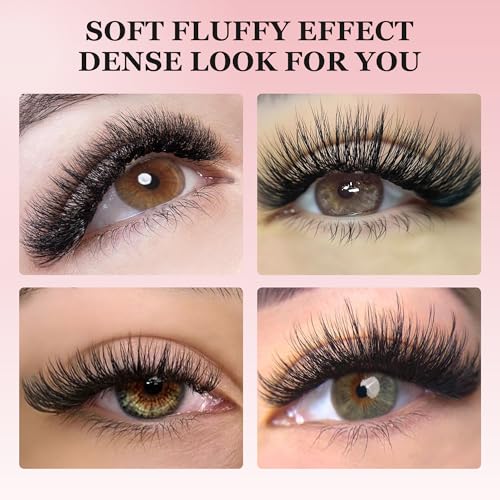 12D Volume Lash Extensions 0.05mm D Curl 8-15mm Mix