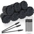 600-Pcs Disposable Eyelash Brushes with Container - Mascara Wands