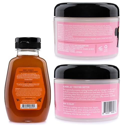 Camille Rose Honey Hydrate Leave-In Conditioner & Almond Jai Twisting Butter
