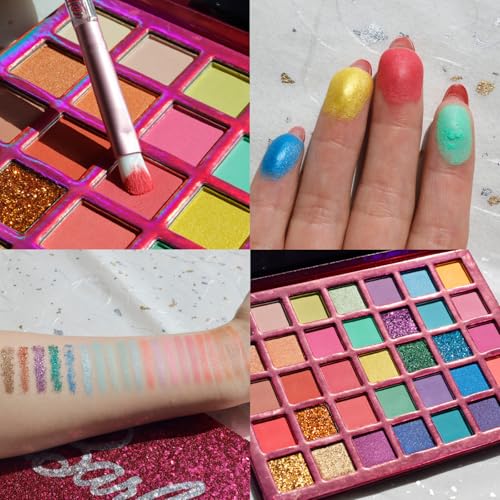 Barbie 35 Well Eyeshadow Palette with 8 Brushes