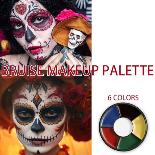 SFX Makeup Kit: Fake Blood, Scar Wax & Bruise Palette