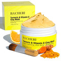 Turmeric Vitamin C Clay Mask # 130g, Blackheads Acne Dark Spots Remover with Turmeric Extract, Glowing Skin, Refining Pores and Controlling Oil
