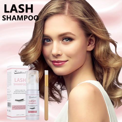 SUNSENT Lash Extension Shampoo Kit - Oil Free Cleanser
