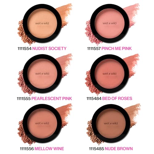 Wet n Wild Color Icon Blush Pinch Me Pink 1 Count - Effortless Matte & Glow