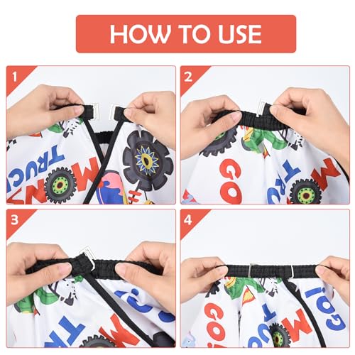 Kids Haircut Cape Waterproof Adjustable Neckline