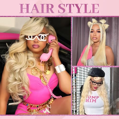 Blonde 613 Body Wave Lace Front Wig - 20 Inch Human Hair