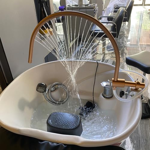 U-Shaped Head Spa Equipment with Waterfall Hydrotherapy