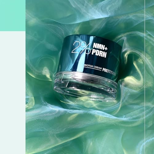 PRETTYSKIN 2% NMN + PDRN Facial Cream ? Daily Hydrating Face Moisturizer ? Amino Acids for Smooth & Supple-Looking Skin ? Nourishing Korean Skincare with Rich Cream Texture ? 1.69 fl.oz