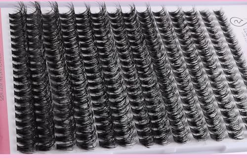 DIY Eyelash Extensions Kit 280pcs Clusters 30D 40D 50D 8-16mm